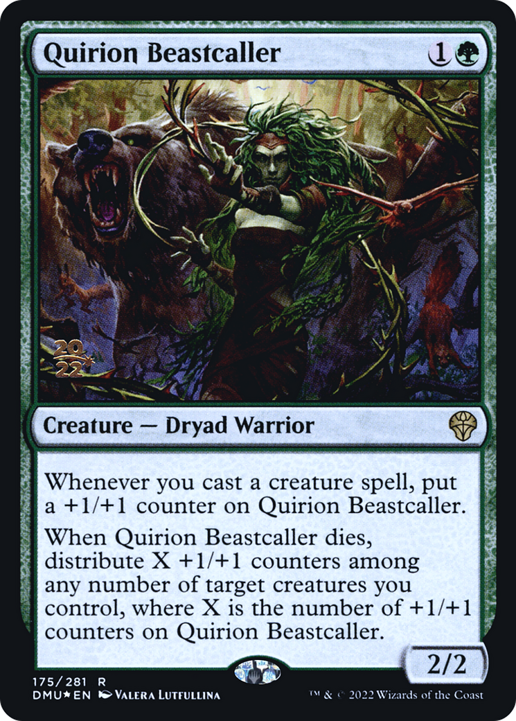 Quirion Beastcaller [Dominaria United Prerelease Promos] - The Mythic Store | 24h Order Processing