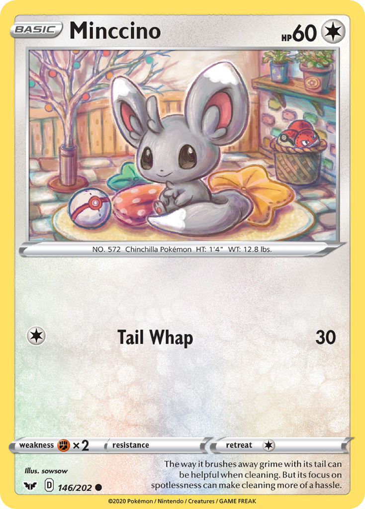 Minccino (146/202) [Sword & Shield: Base Set] - The Mythic Store | 24h Order Processing