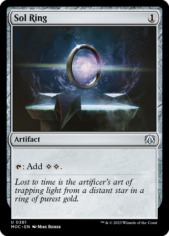 Sol Ring [March of the Machine Commander] - The Mythic Store | 24h Order Processing