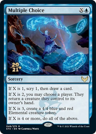 Multiple Choice [Strixhaven: School of Mages Prerelease Promos] - The Mythic Store | 24h Order Processing
