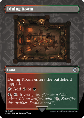 Dining Room (Borderless) [Ravnica: Clue Edition] - The Mythic Store | 24h Order Processing