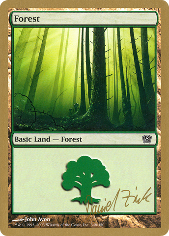 Forest (dz348) (Daniel Zink) [World Championship Decks 2003] - The Mythic Store | 24h Order Processing