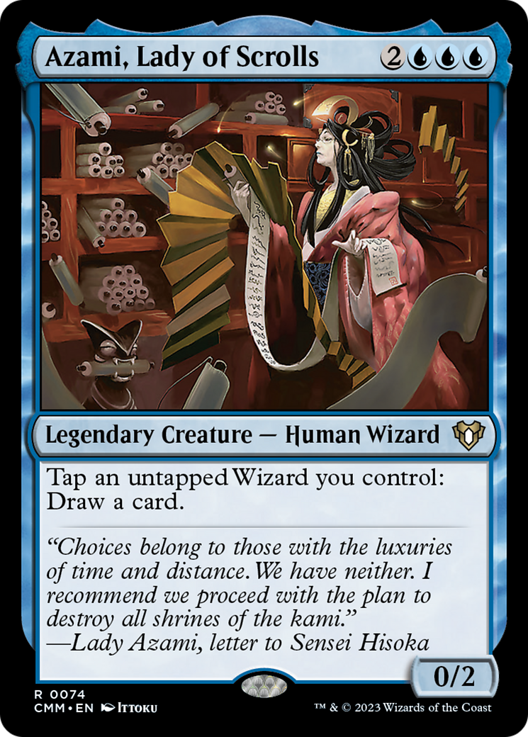 Azami, Lady of Scrolls [Commander Masters] - The Mythic Store | 24h Order Processing