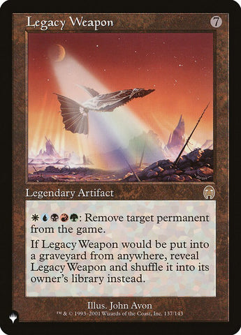 Legacy Weapon [The List] - The Mythic Store | 24h Order Processing