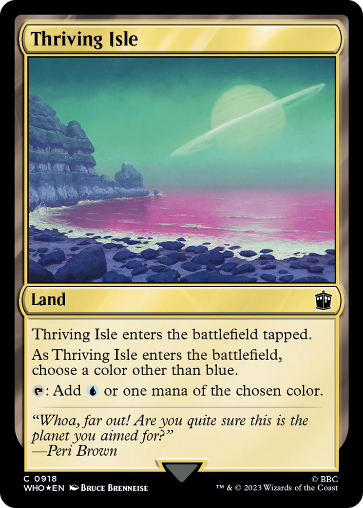 Thriving Isle (Surge Foil) [Doctor Who] - The Mythic Store | 24h Order Processing