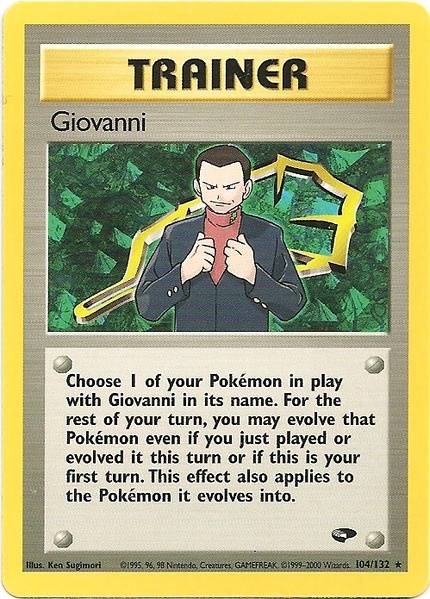 Giovanni (104/132) [Gym Challenge Unlimited] - The Mythic Store | 24h Order Processing