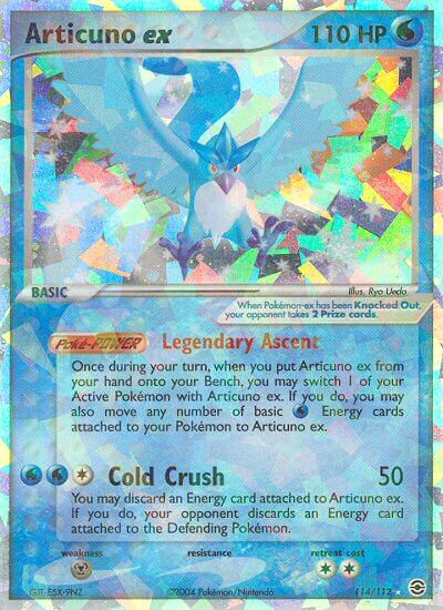 Articuno ex (114/112) [EX: FireRed & LeafGreen] - The Mythic Store | 24h Order Processing