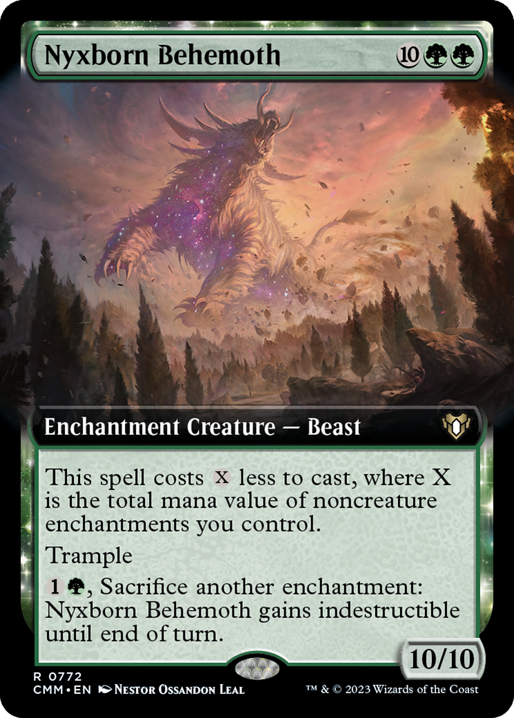 Nyxborn Behemoth (Extended Art) [Commander Masters] - The Mythic Store | 24h Order Processing