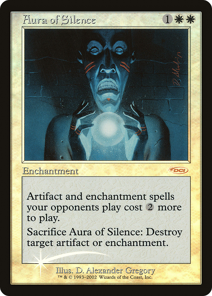 Aura of Silence [Friday Night Magic 2002] - The Mythic Store | 24h Order Processing