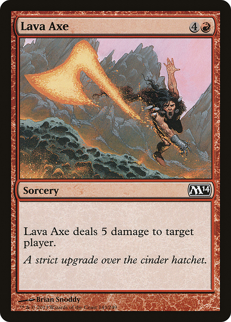Lava Axe [Magic 2014] - The Mythic Store | 24h Order Processing