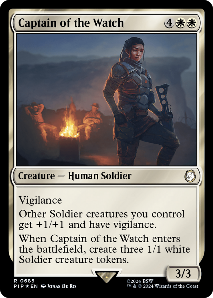 Captain of the Watch (Surge Foil) [Fallout] - The Mythic Store | 24h Order Processing