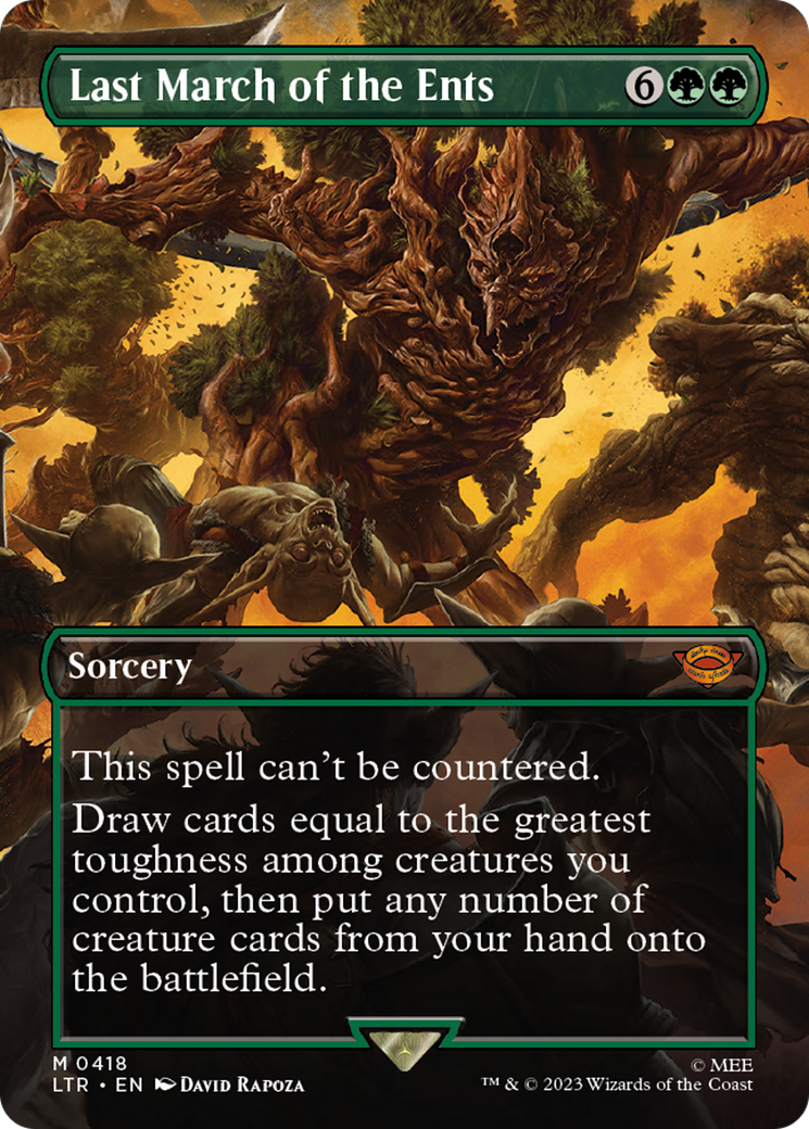Last March of the Ents (Borderless Alternate Art) [The Lord of the Rings: Tales of Middle-Earth] - The Mythic Store | 24h Order Processing