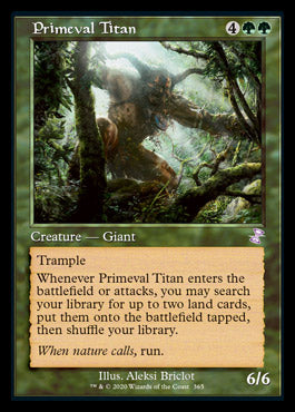 Primeval Titan (Timeshifted) [Time Spiral Remastered] - The Mythic Store | 24h Order Processing