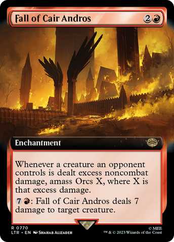 Fall of Cair Andros (Extended Art) (Surge Foil) [The Lord of the Rings: Tales of Middle-Earth] - The Mythic Store | 24h Order Processing