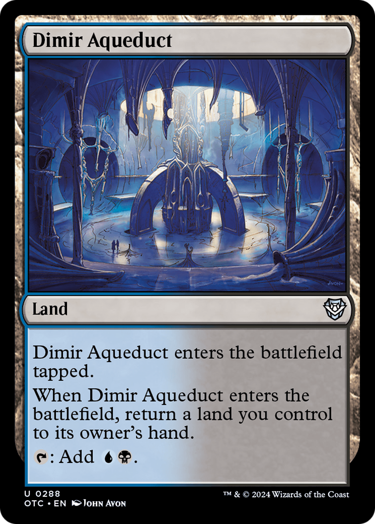 Dimir Aqueduct [Outlaws of Thunder Junction Commander] - The Mythic Store | 24h Order Processing