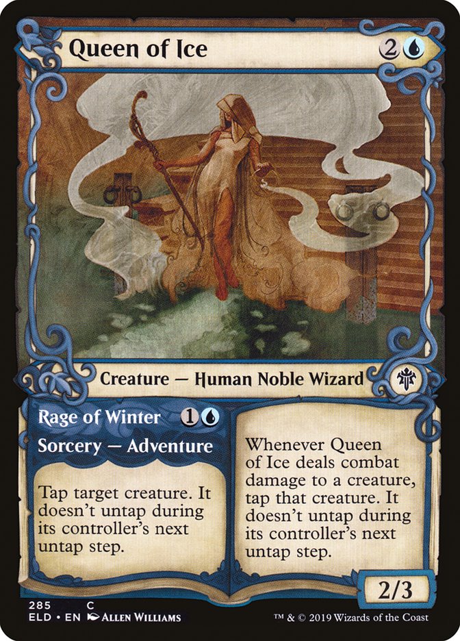 Queen of Ice // Rage of Winter (Showcase) [Throne of Eldraine] - The Mythic Store | 24h Order Processing