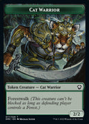 Cat Warrior Token [Dominaria United Commander Tokens] - The Mythic Store | 24h Order Processing