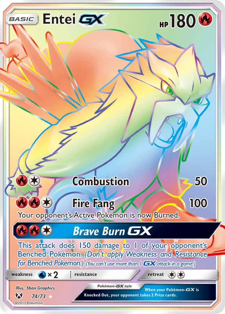 Entei GX (74/73) [Sun & Moon: Shining Legends] - The Mythic Store | 24h Order Processing