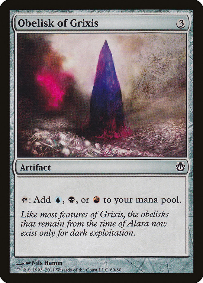 Obelisk of Grixis [Duel Decks: Ajani vs. Nicol Bolas] - The Mythic Store | 24h Order Processing