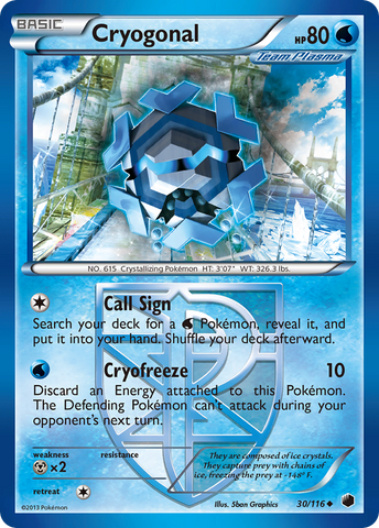Cryogonal (30/116) [Black & White: Plasma Freeze] - The Mythic Store | 24h Order Processing