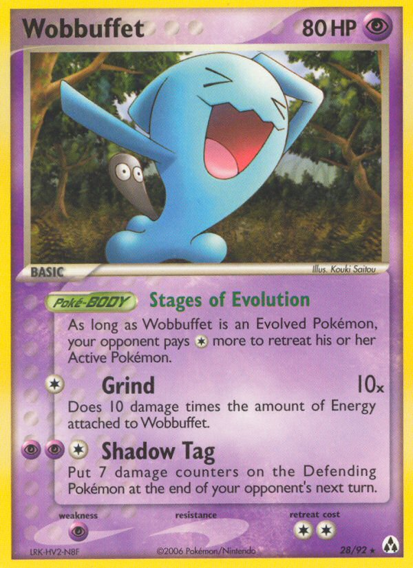 Wobbuffet (28/92) [EX: Legend Maker] - The Mythic Store | 24h Order Processing
