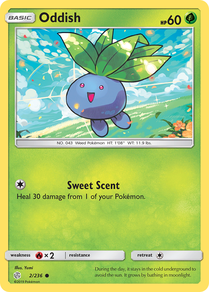 Oddish (2/236) [Sun & Moon: Cosmic Eclipse] - The Mythic Store | 24h Order Processing