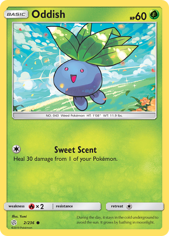 Oddish (2/236) [Sun & Moon: Cosmic Eclipse] - The Mythic Store | 24h Order Processing