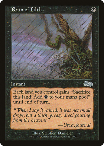 Rain of Filth [Urza's Saga] - The Mythic Store | 24h Order Processing