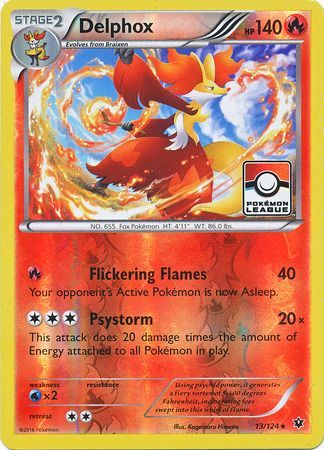 Delphox (13/124) (League Promo) [XY: Fates Collide] - The Mythic Store | 24h Order Processing