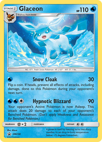 Glaceon (SM238) [Sun & Moon: Black Star Promos] - The Mythic Store | 24h Order Processing