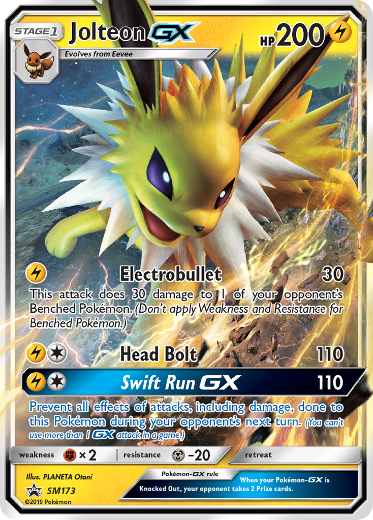 Jolteon GX (SM173) [Sun & Moon: Black Star Promos] - The Mythic Store | 24h Order Processing