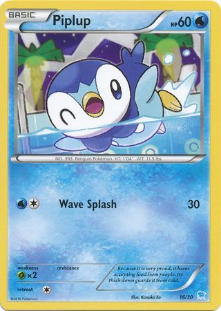 Piplup (16/30) [XY: Trainer Kit 3 - Suicune] - The Mythic Store | 24h Order Processing