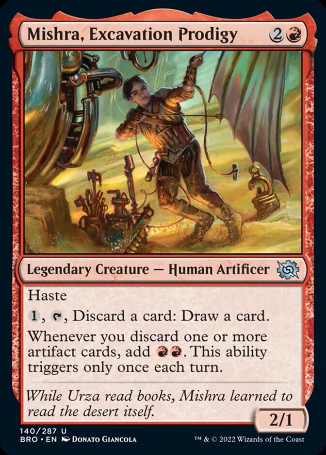 Mishra, Excavation Prodigy [The Brothers' War] - The Mythic Store | 24h Order Processing
