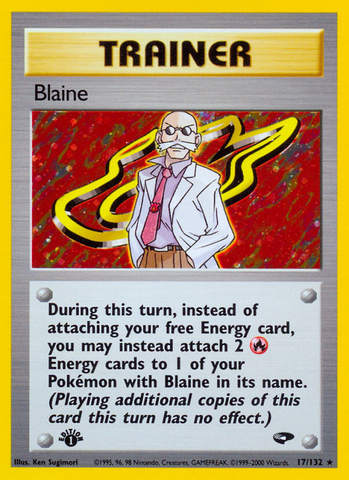 Blaine (17/132) [Gym Challenge 1st Edition] - The Mythic Store | 24h Order Processing