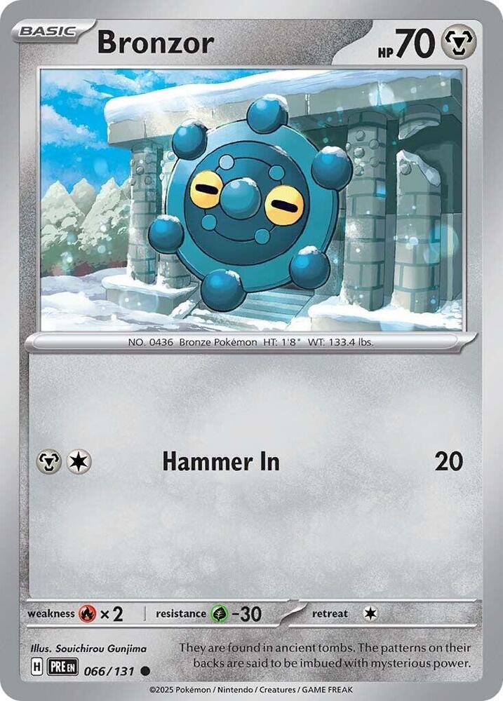 Bronzor (066/131) [Scarlet & Violet: Prismatic Evolutions] - The Mythic Store | 24h Order Processing