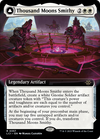 Thousand Moons Smithy (Extended Art) // Barracks of the Thousand [The Lost Caverns of Ixalan] - The Mythic Store | 24h Order Processing