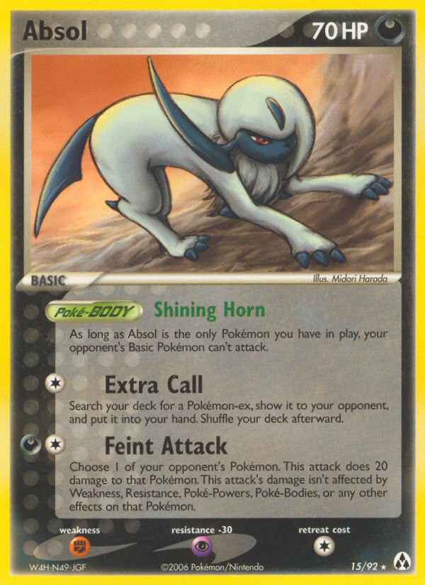Absol (15/92) [EX: Legend Maker] - The Mythic Store | 24h Order Processing