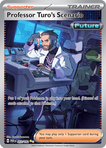 Professor Turo's Scenario (257/182) [Scarlet & Violet: Paradox Rift] - The Mythic Store | 24h Order Processing