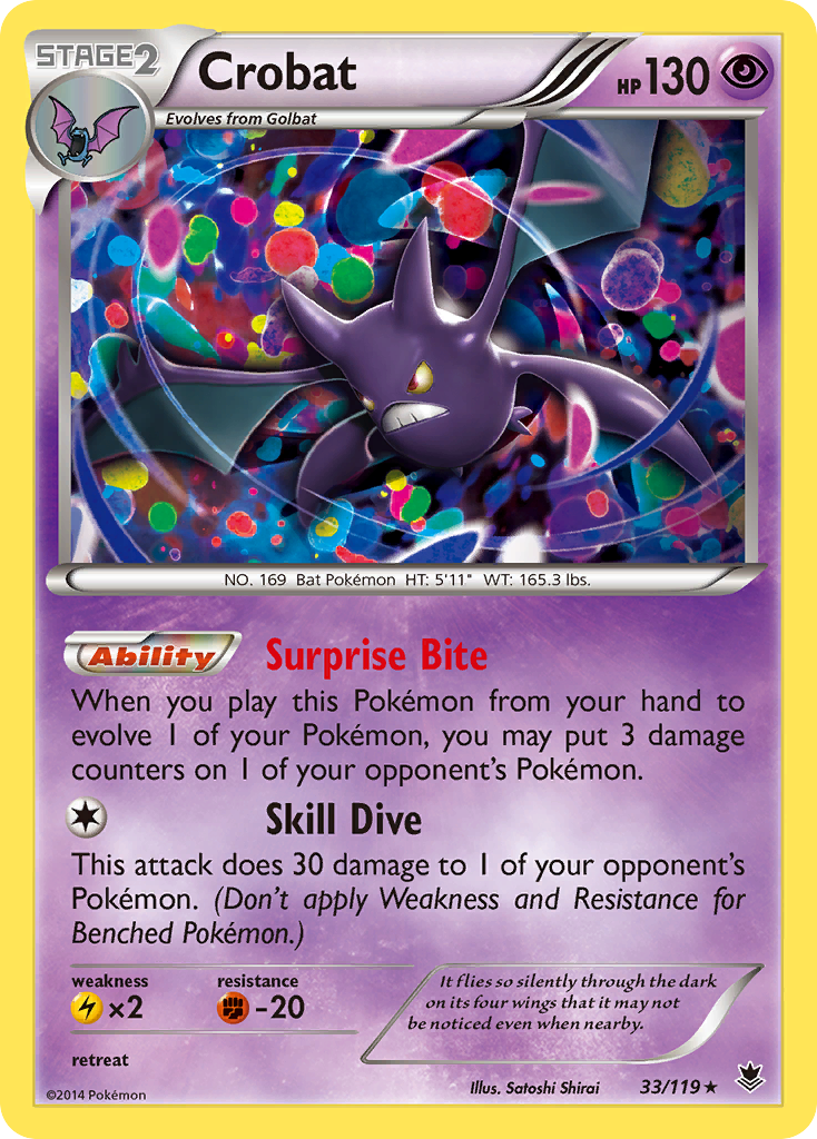 Crobat (33/119) [XY: Phantom Forces] - The Mythic Store | 24h Order Processing