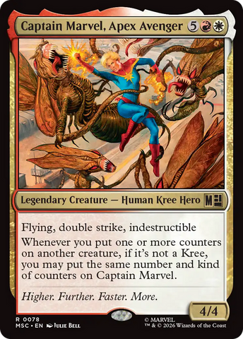 Captain Marvel, Apex Avenger (Surge Foil) [Marvel Super Heroes Commander] - The Mythic Store | 24h Order Processing