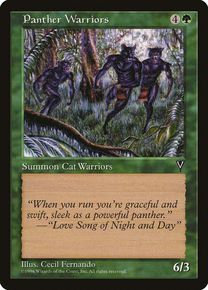 Panther Warriors [Visions] - The Mythic Store | 24h Order Processing