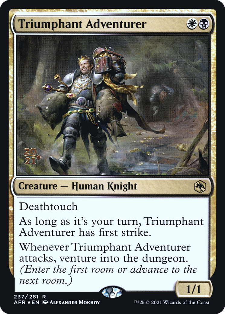 Triumphant Adventurer [Dungeons & Dragons: Adventures in the Forgotten Realms Prerelease Promos] - The Mythic Store | 24h Order Processing