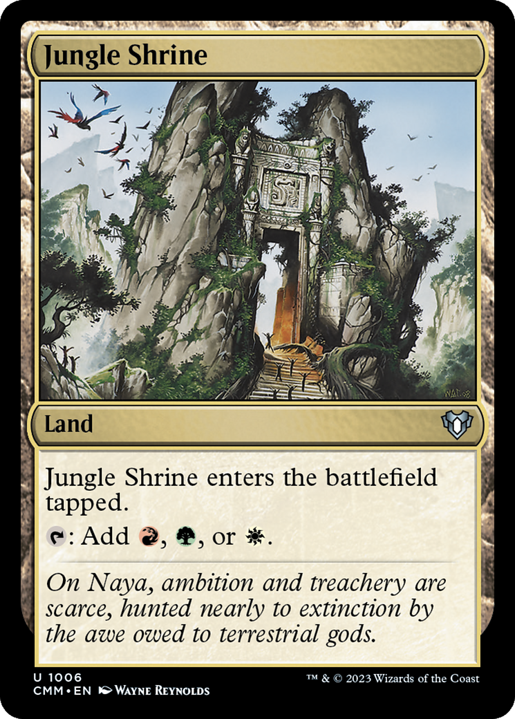 Jungle Shrine [Commander Masters] - The Mythic Store | 24h Order Processing