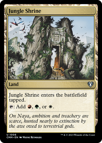 Jungle Shrine [Commander Masters] - The Mythic Store | 24h Order Processing