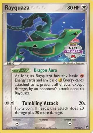 Rayquaza (22/107) (Gym Challenge Promo) [EX: Deoxys] - The Mythic Store | 24h Order Processing