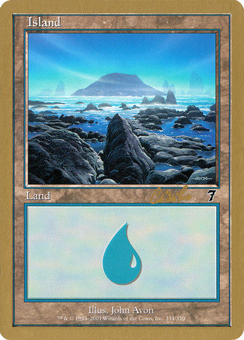 Island (cr334) (Carlos Romao) [World Championship Decks 2002] - The Mythic Store | 24h Order Processing
