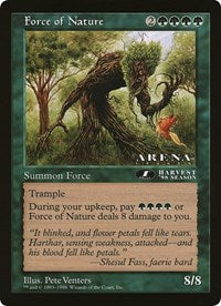 Force of Nature (Oversized) [Oversize Cards] - The Mythic Store | 24h Order Processing