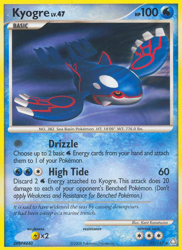 Kyogre (32/146) [Diamond & Pearl: Legends Awakened] - The Mythic Store | 24h Order Processing