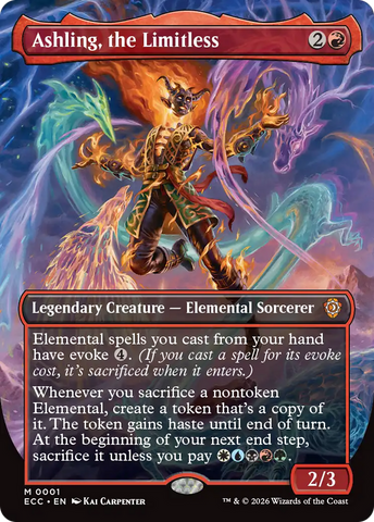 Ashling, the Limitless (Borderless) [Lorwyn Eclipsed Commander] - The Mythic Store | 24h Order Processing