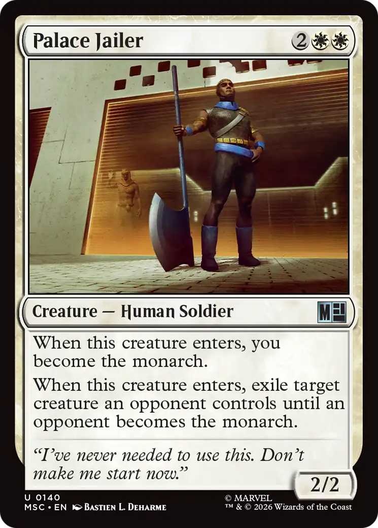 Palace Jailer (Surge Foil) [Marvel Super Heroes Commander] - The Mythic Store | 24h Order Processing